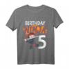 Kinder Ninja T-Shirt zum 5. Geburtstag - Cooles Geburtstagsgeschenk für Jungen und Ninja-Fans
