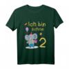 Kinder Ich bin 2 Jahre alt Elefant - Niedliches Geburtstags T-Shirt für den 2. Geburtstag, perfekt für kleine Zoo-Fans