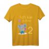 Kinder Ich bin 2 Jahre alt Elefant - Niedliches Geburtstags T-Shirt für den 2. Geburtstag, perfekt für kleine Zoo-Fans