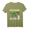 Kinder 3. Geburtstag Dino Shirt für Jungen – Dinosaurier T-Shirt als Geschenk zum 3. Geburtstag, klassisch geschnitten