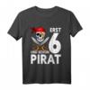 Lustiges Pirat T-Shirt zum 6. Geburtstag für Jungen – Perfektes Geburtstagsgeschenk für kleine Piraten