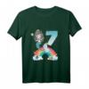 Kinder T-Shirt zum 7. Geburtstag mit Meerjungfrau Nixe - Süßes Mädchen-Shirt für 7 Jahre alte Geburtstagsfeier