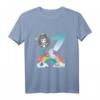 Kinder T-Shirt zum 7. Geburtstag mit Meerjungfrau Nixe - Süßes Mädchen-Shirt für 7 Jahre alte Geburtstagsfeier