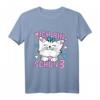 Kinder Ich bin schon 3 Jahre alt Mädchen Geburtstag Outfit mit Katze - Niedliches T-Shirt für Kindergeburtstag, Kita & Kindergarten
