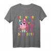 Kinder 7. Geburtstag Einhorn Mädchen T-Shirt - Perfektes Geschenk für 7-Jährige, Niedliche Geburtstagsidee für Mädchen und Kinder