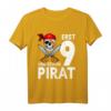 Lustiges 9 Jahre alt Geburtstag Junge Pirat Party T-Shirt - Perfektes Geschenk für Piratenliebende Kinder zum Geburtstag