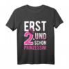 Kinder 2. Geburtstag Mädchen - Prinzessin Geburtstags T-Shirt für 2-Jährige, Lustiges Outfit für die Geburtstagsparty deiner Tochter