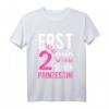Kinder 2. Geburtstag Mädchen - Prinzessin Geburtstags T-Shirt für 2-Jährige, Lustiges Outfit für die Geburtstagsparty deiner Tochter