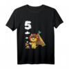 Kinder T-Shirt zum 5. Geburtstag mit Löwen und Tiermotiv - Perfekt für Jungen und Tierliebhaber