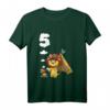 Kinder T-Shirt zum 5. Geburtstag mit Löwen und Tiermotiv - Perfekt für Jungen und Tierliebhaber