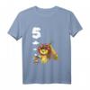 Kinder T-Shirt zum 5. Geburtstag mit Löwen und Tiermotiv - Perfekt für Jungen und Tierliebhaber
