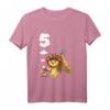 Kinder T-Shirt zum 5. Geburtstag mit Löwen und Tiermotiv - Perfekt für Jungen und Tierliebhaber
