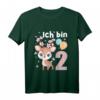 Kinder 2 Jahre alt Ich bin 2 Reh Rehe Hirsch - Süßes Geburtstags T-Shirt für Jungen und Mädchen, ideales Geschenk & Party-Outfit für den 2. Geburtstag