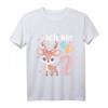 Kinder 2 Jahre alt Ich bin 2 Reh Rehe Hirsch - Süßes Geburtstags T-Shirt für Jungen und Mädchen, ideales Geschenk & Party-Outfit für den 2. Geburtstag
