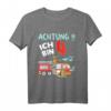 Kinder Feuerwehr Einsatzleiter T-Shirt zum 4. Geburtstag – Lustiges Geschenk für kleine Feuerwehr-Fans, Jungen und Mädchen