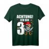 Kinder T-Shirt zum 3. Geburtstag für Jungen - Lustiges Piraten Totenkopf Design für Geburtstagsfeier und Kindergarten