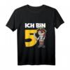 Kinder 5. Geburtstag Junge Ich Bin Fünf Jahre Alt Pirat T-Shirt – Lustiges Geburtstagsgeschenk für Jungen zum 5. Geburtstag