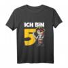 Kinder 5. Geburtstag Junge Ich Bin Fünf Jahre Alt Pirat T-Shirt – Lustiges Geburtstagsgeschenk für Jungen zum 5. Geburtstag