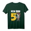 Kinder 5. Geburtstag Junge Ich Bin Fünf Jahre Alt Pirat T-Shirt – Lustiges Geburtstagsgeschenk für Jungen zum 5. Geburtstag