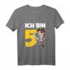 Kinder 5. Geburtstag Junge Ich Bin Fünf Jahre Alt Pirat T-Shirt – Lustiges Geburtstagsgeschenk für Jungen zum 5. Geburtstag