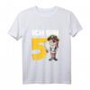 Kinder 5. Geburtstag Junge Ich Bin Fünf Jahre Alt Pirat T-Shirt – Lustiges Geburtstagsgeschenk für Jungen zum 5. Geburtstag