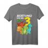 Kinder Dinosaurier T-Shirt zum 3. Geburtstag für Jungen - Lustiges Dino Motiv Geschenk für Dino-Liebhaber und Dino-Partys