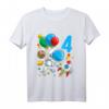 Kinder Weltraum Astronaut T-Shirt für 4 Jahre alte Jungen – Perfekt für Geburtstag & Raumfahrt-Fans