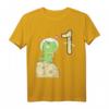 1. Geburtstag Dino Astronaut T-Shirt - Lustiges Dinosaurier Outfit für Kinder, Mädchen und Jungs zum Geburtstag und Weihnachten