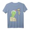 1. Geburtstag Dino Astronaut T-Shirt - Lustiges Dinosaurier Outfit für Kinder, Mädchen und Jungs zum Geburtstag und Weihnachten