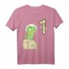 1. Geburtstag Dino Astronaut T-Shirt - Lustiges Dinosaurier Outfit für Kinder, Mädchen und Jungs zum Geburtstag und Weihnachten