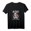 Böse Alte Frau Oma Revolver Schädel Tattoo Damen T-Shirt – Rebellisches Geschenk für Bikerinnen, Oma, Mutter & Tante