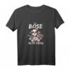 Böse Alte Frau Oma Revolver Schädel Tattoo Damen T-Shirt – Rebellisches Geschenk für Bikerinnen, Oma, Mutter & Tante