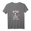 Böse Alte Frau Oma Revolver Schädel Tattoo Damen T-Shirt – Rebellisches Geschenk für Bikerinnen, Oma, Mutter & Tante