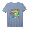 Kinder Geschenk zum 4. Geburtstag Jungen 4 Jahre alt Dinosaurier T-Shirt - Lustiges Geburtstagsoutfit für kleine Dinosaurier-Fans