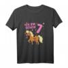 Pony 7 Jahre alt Pferd Ich Bin Schon 7 Mädchen Geburtstag T-Shirt - Perfektes Geschenk für Pferdeliebende Mädchen zum Kindergeburtstag