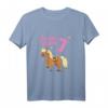 Pony 7 Jahre alt Pferd Ich Bin Schon 7 Mädchen Geburtstag T-Shirt - Perfektes Geschenk für Pferdeliebende Mädchen zum Kindergeburtstag
