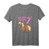 Pony 7 Jahre alt Pferd Ich Bin Schon 7 Mädchen Geburtstag T-Shirt - Perfektes Geschenk für Pferdeliebende Mädchen zum Kindergeburtstag