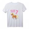 Pony 7 Jahre alt Pferd Ich Bin Schon 7 Mädchen Geburtstag T-Shirt - Perfektes Geschenk für Pferdeliebende Mädchen zum Kindergeburtstag