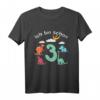 Kinder Ich Bin Schon 3 - Dinosaurier T-Shirt für den 3. Geburtstag, Perfekt als Geschenk & Party-Outfit für kleine Dino-Fans