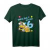 Kinder 6 Jahre alt Geburtstag Junge Bagger Party Motiv Geschenk T-Shirt – Lustiges Baustellen-Fahrzeug Design für Kindergeburtstag
