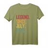 Kinder Legend Since Juli 2015 - 7. Geburtstag Geschenk, Vintage T-Shirt für 7-Jährige, Retro Design für Jungen und Mädchen