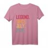 Kinder Legend Since Juli 2015 - 7. Geburtstag Geschenk, Vintage T-Shirt für 7-Jährige, Retro Design für Jungen und Mädchen