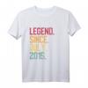 Kinder Legend Since Juli 2015 - 7. Geburtstag Geschenk, Vintage T-Shirt für 7-Jährige, Retro Design für Jungen und Mädchen