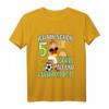 Kinder Fußball T-Shirt für Jungen zum 5. Geburtstag - Ich bin schon 5 Jahre alt, perfektes Geschenk für kleine Fußballer