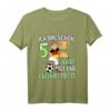Kinder Fußball T-Shirt für Jungen zum 5. Geburtstag - Ich bin schon 5 Jahre alt, perfektes Geschenk für kleine Fußballer