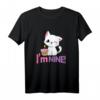 Kawaii Katze Geburtstag Geschenk für 9 Jahre alte Mädchen - Süßes T-Shirt mit Katze und Kuchen für den Kindergeburtstag