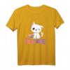 Kawaii Katze Geburtstag Geschenk für 9 Jahre alte Mädchen - Süßes T-Shirt mit Katze und Kuchen für den Kindergeburtstag