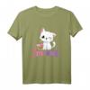 Kawaii Katze Geburtstag Geschenk für 9 Jahre alte Mädchen - Süßes T-Shirt mit Katze und Kuchen für den Kindergeburtstag