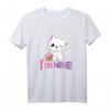 Kawaii Katze Geburtstag Geschenk für 9 Jahre alte Mädchen - Süßes T-Shirt mit Katze und Kuchen für den Kindergeburtstag