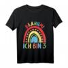 Kinder 3 Jahre alt Junge Mädchen Rainbow Regenbogen T-Shirt - Perfektes Geburtstagsoutfit & Geschenk für den 3. Geburtstag